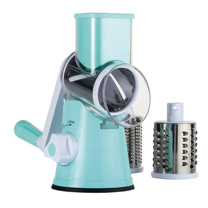 Vegetable Cutter & Slicer with Drums