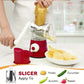 Vegetable Cutter & Slicer with Drums