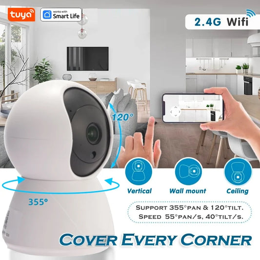 Tuya 4MP PTZ Indoor Security Camera
